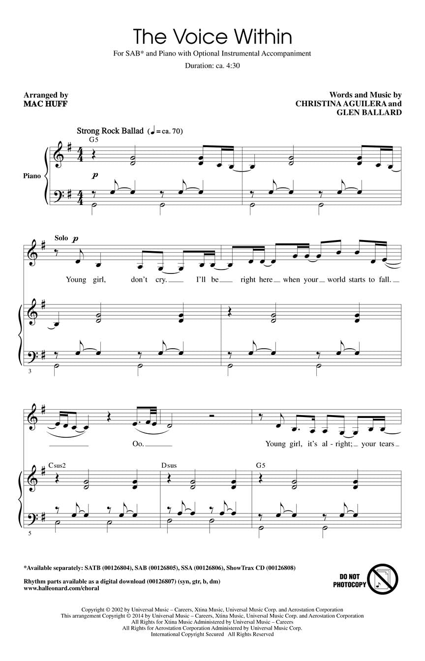 The Voice Within - sample page 1
