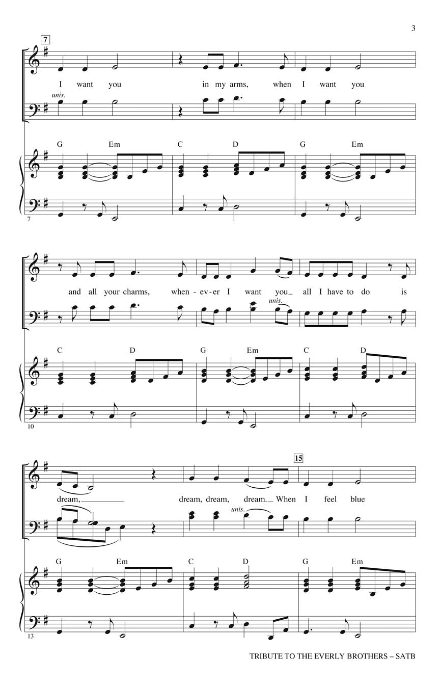 Tribute to the Everly Brothers - sample page 2