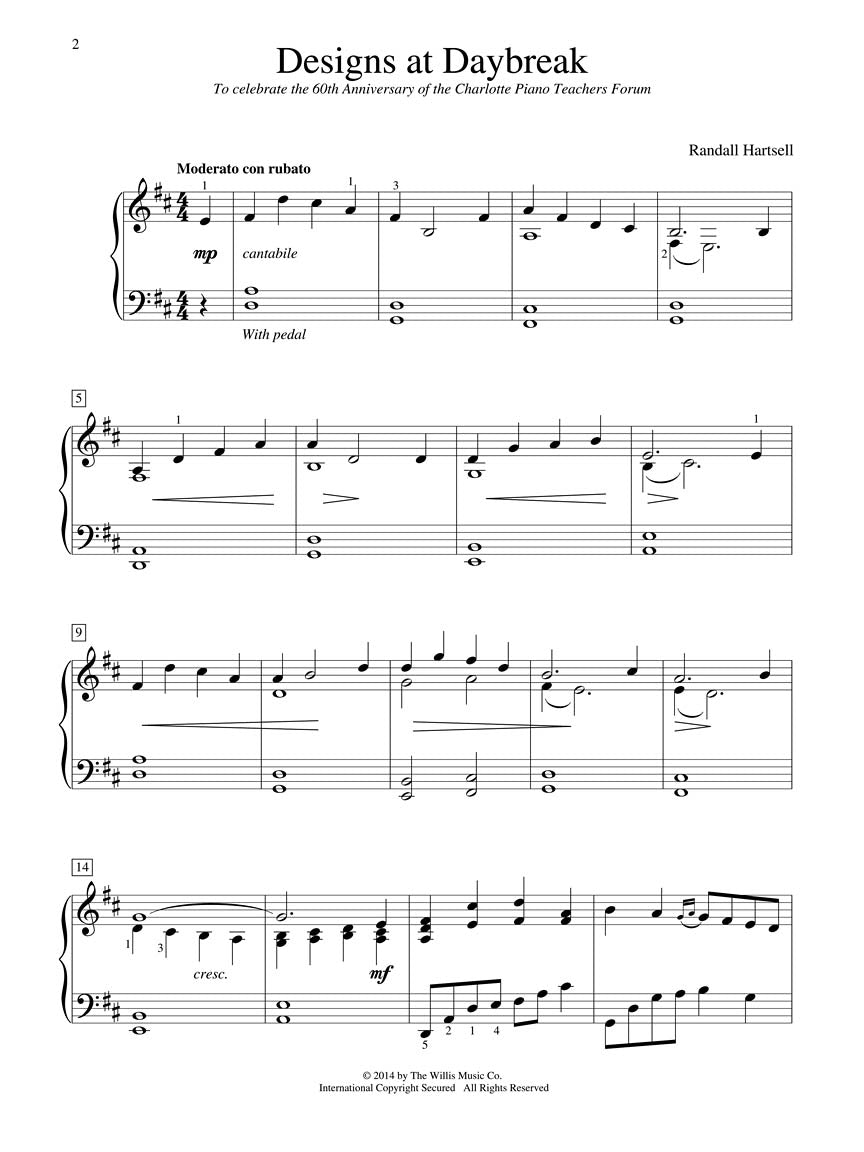 Designs at Daybreak - sample page 2