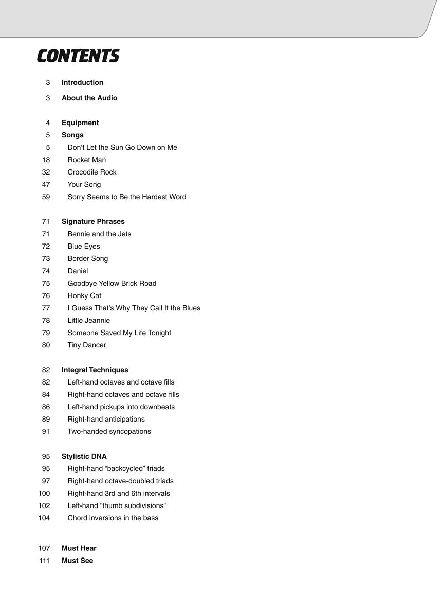 Play like Elton John - sample page 3