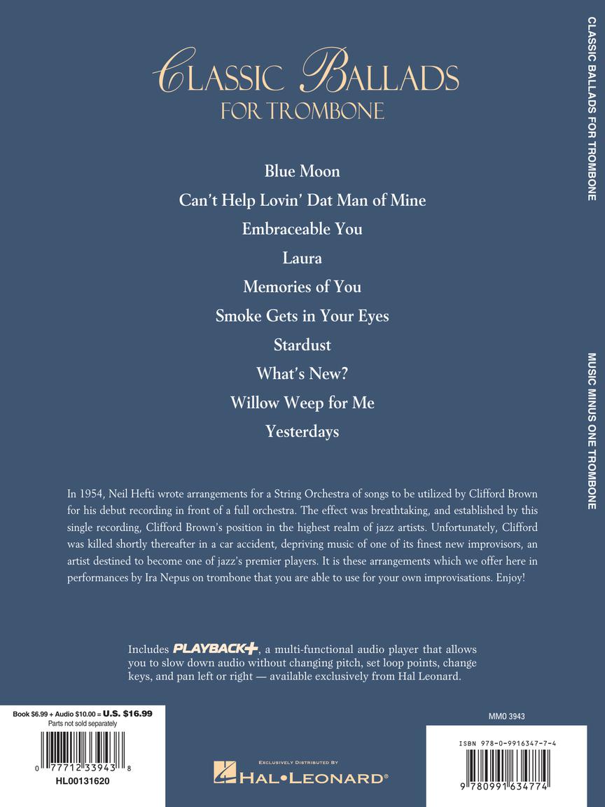 Classic Ballads for Trombone - sample page 6
