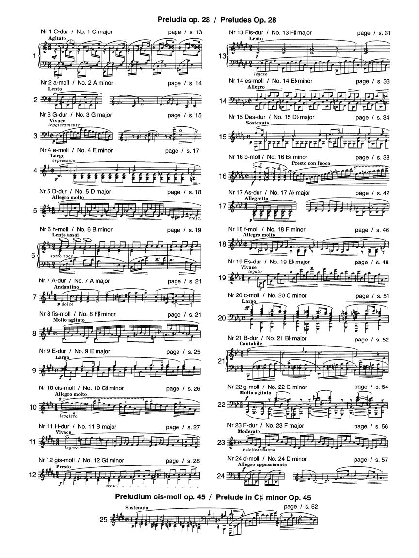 Preludes - sample page 1