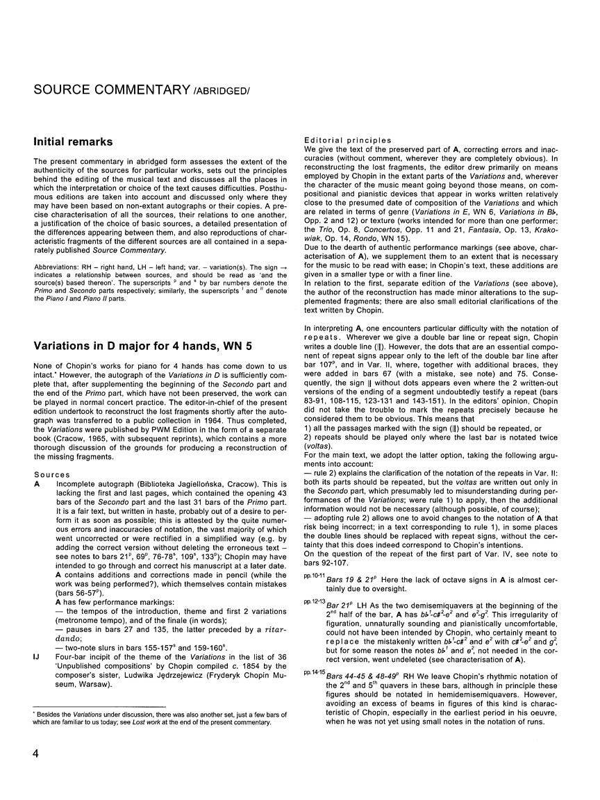 Rondo in C Major, Variations in D Major - sample page 6