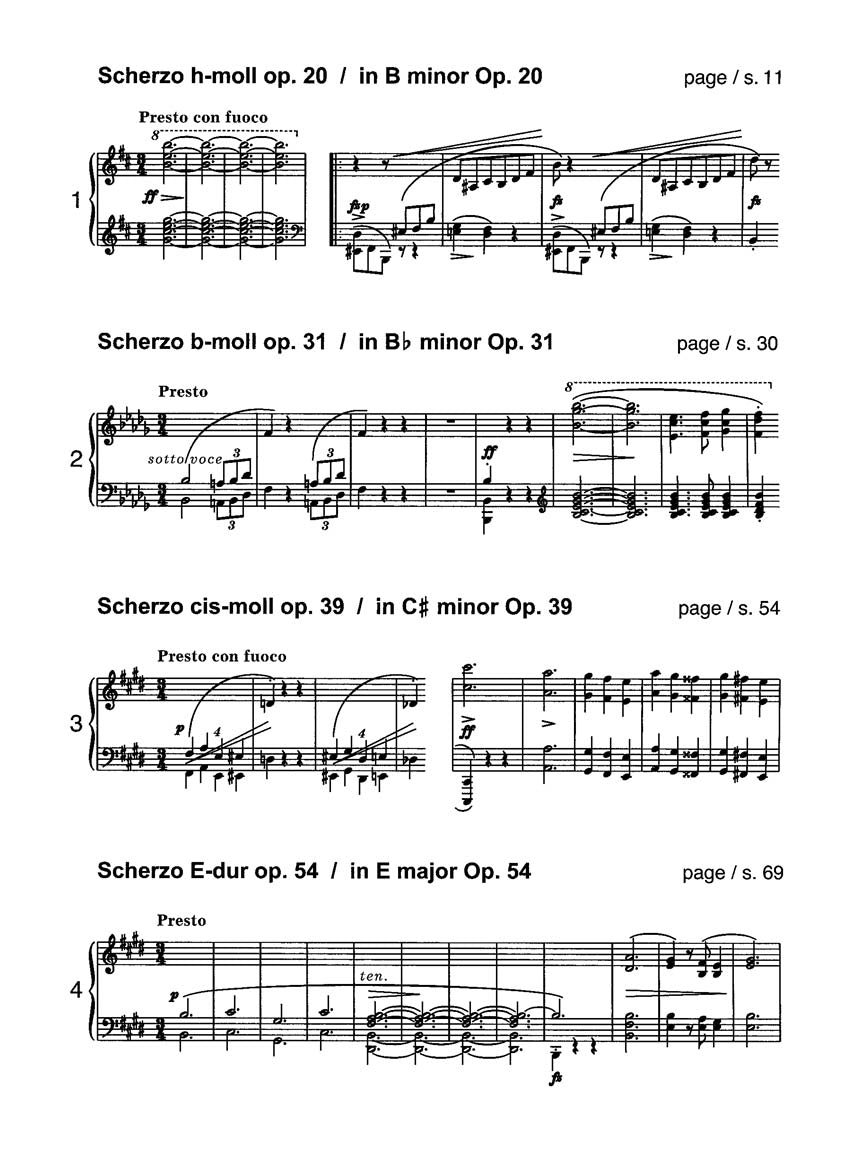 Scherzos - sample page 1