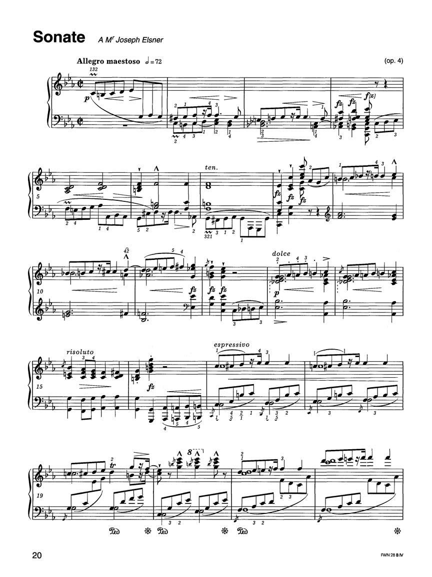 Variations in E and Sonata in C Minor - sample page 3