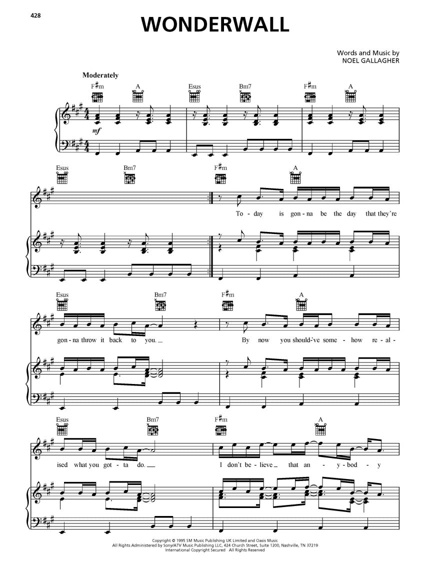 Songs of the 1990s - sample page 6