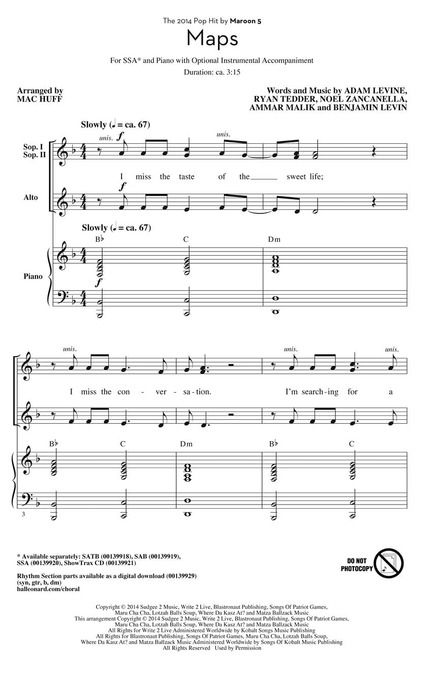Maps - sample page 1