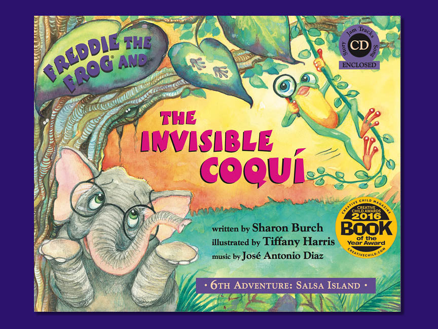 Freddie the Frog and the Invisible Coqui - sample page 1