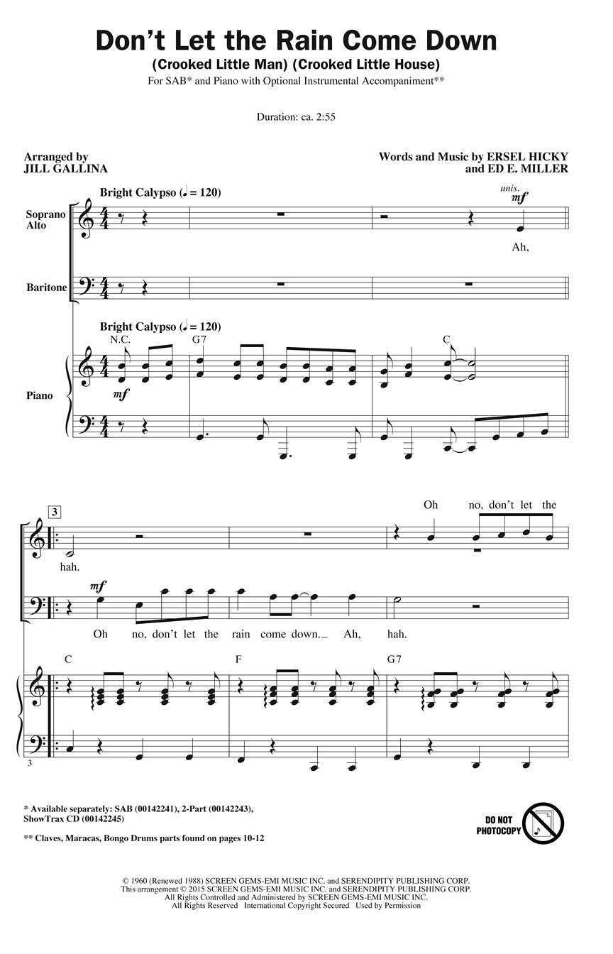 Don't Let the Rain Come Down - sample page 1