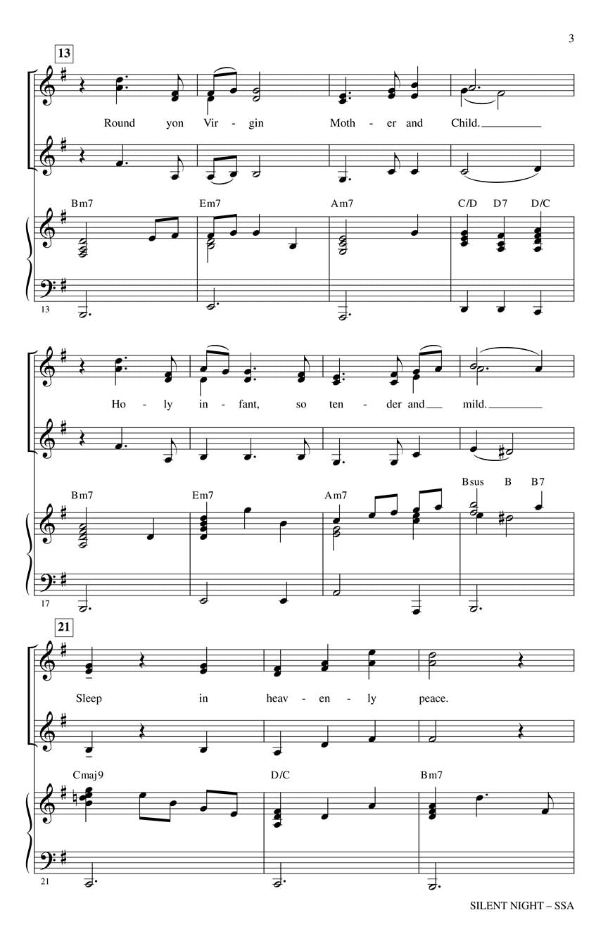 Silent Night - sample page 2