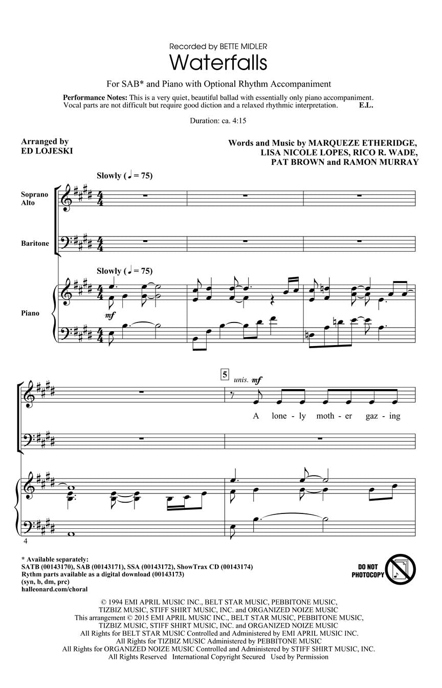 Waterfalls - sample page 1