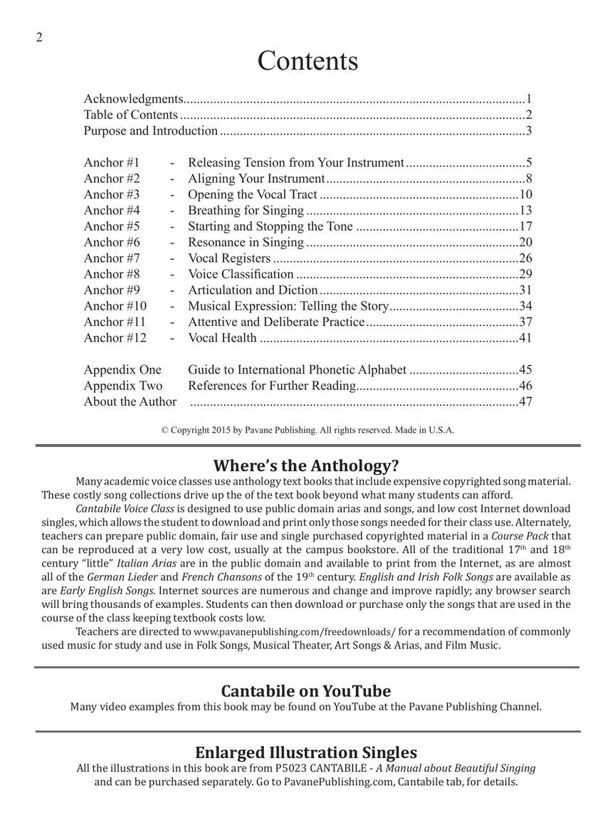 Cantabile Voice Class - sample page 2