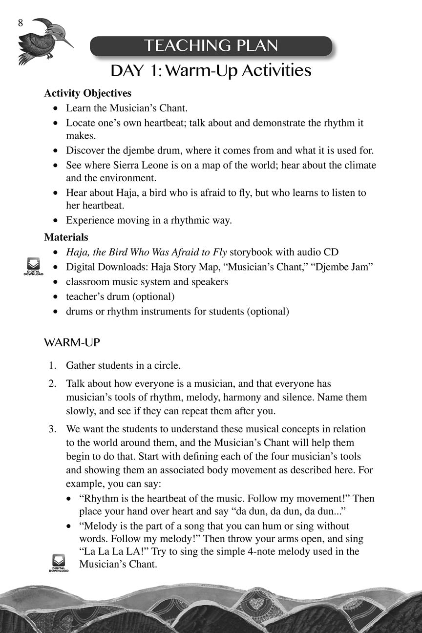 HAJA: Classroom Kit - sample page 4