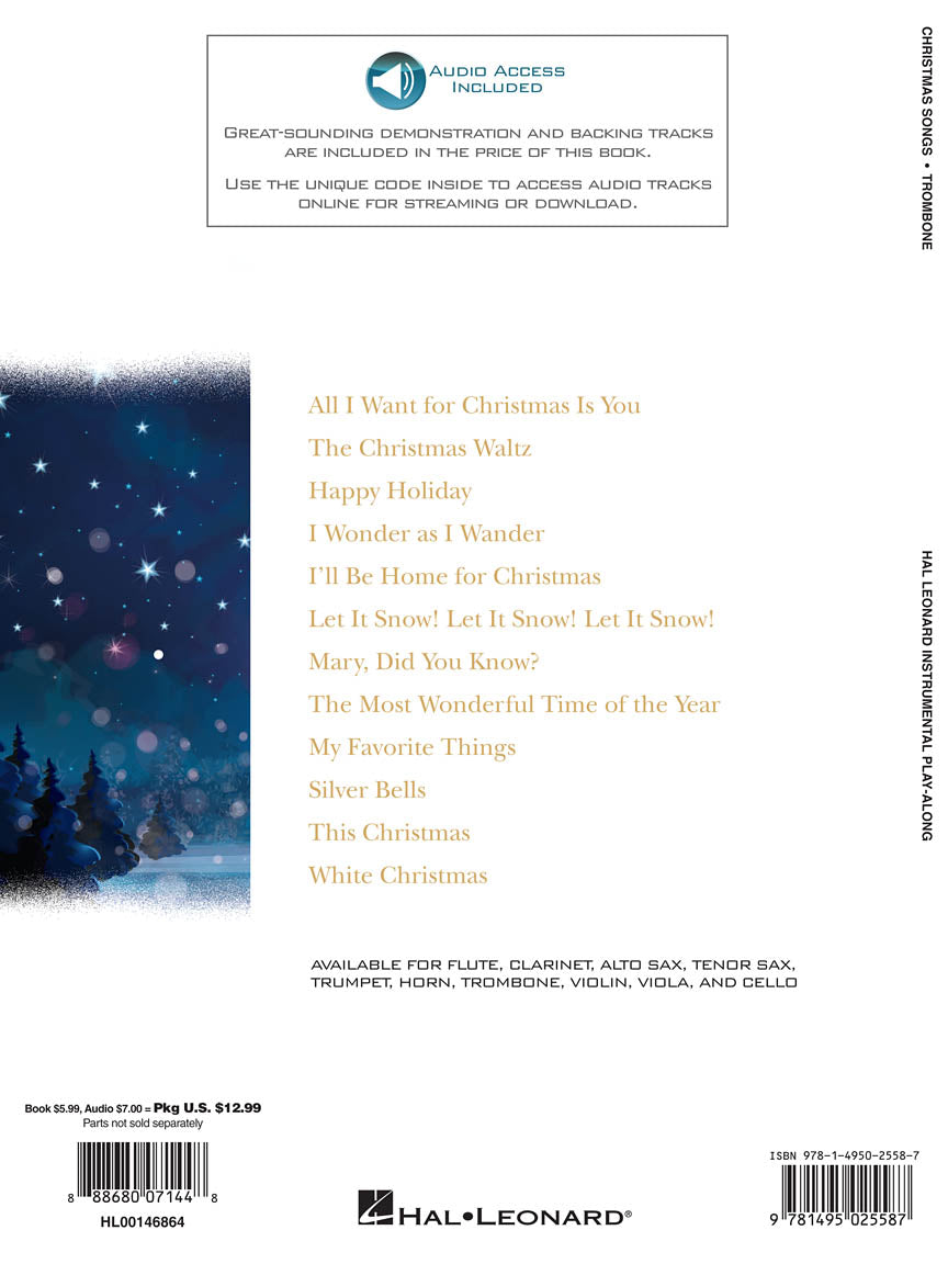 Christmas Songs for Trombone - sample page 2