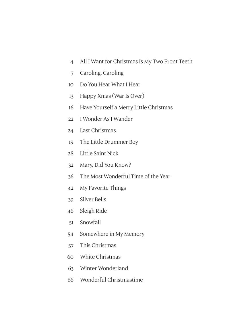 The Christmas Accordion Songbook - sample page 2