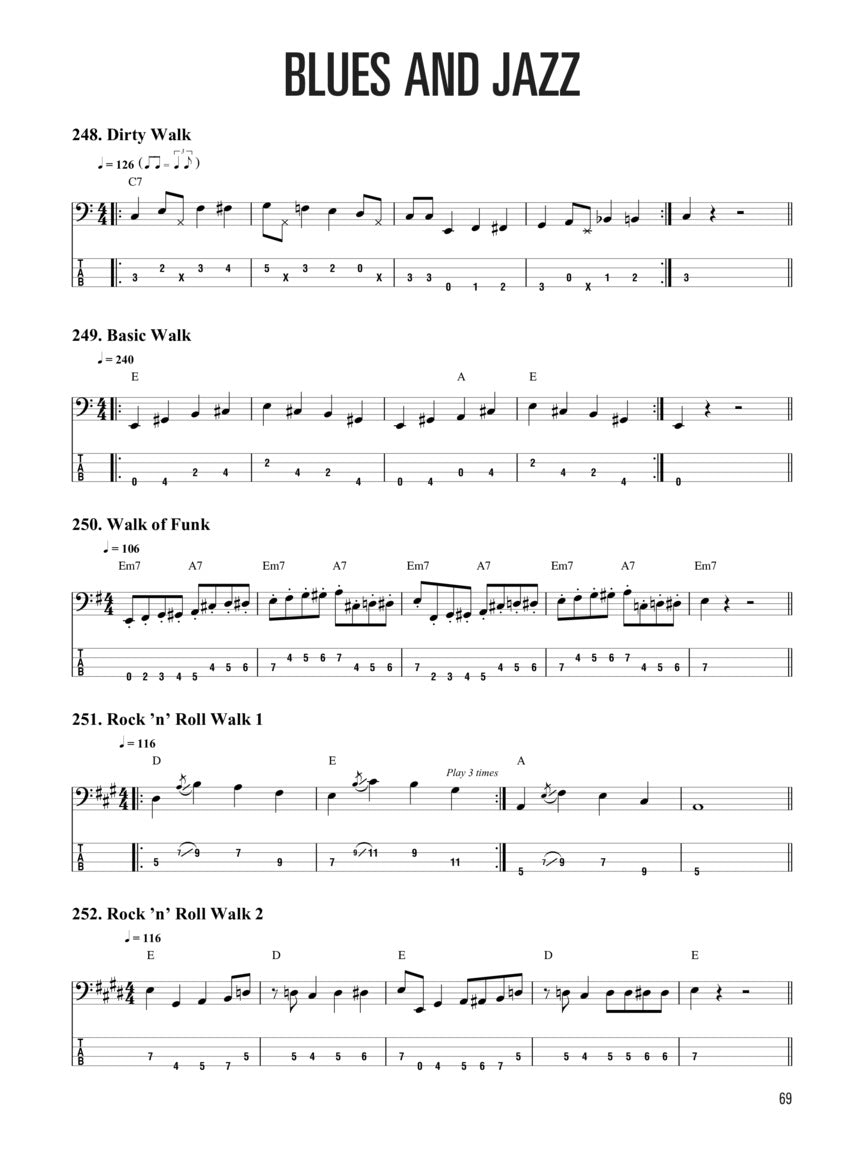 Bass Lines - sample page 5