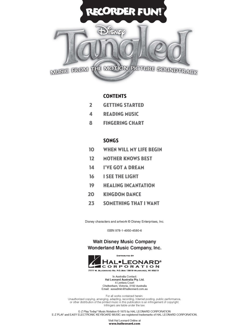 Tangled – Recorder Fun! - sample page 2