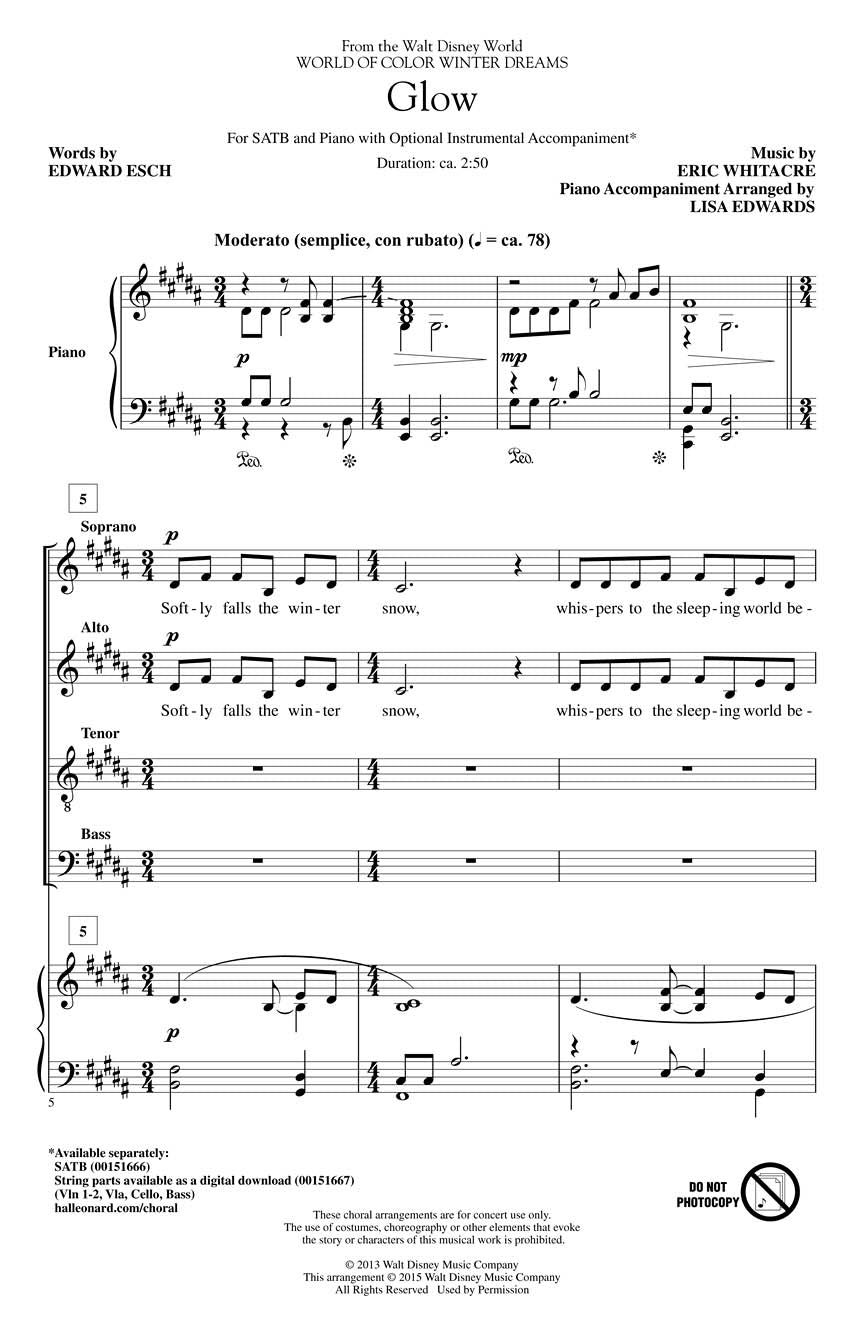 Glow - sample page 1