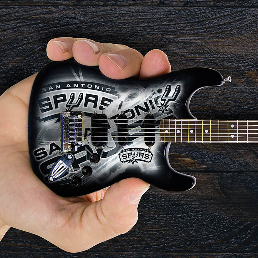 San Antonio Spurs 10“ Collectible Mini Guitar - sample page 1