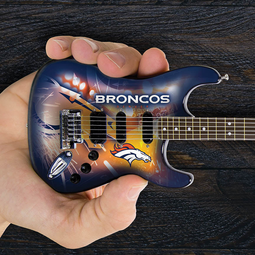Denver Broncos 10“ Collectible Mini Guitar - sample page 1