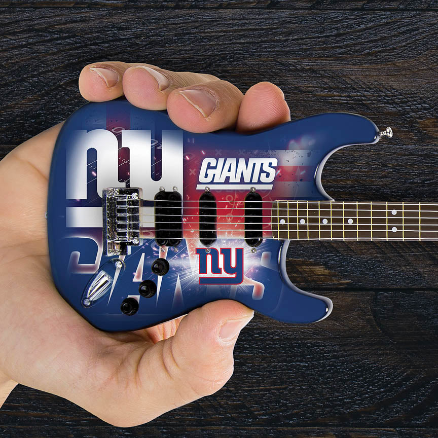 New York Giants 10“ Collectible Mini Guitar - sample page 1
