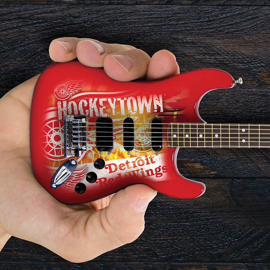 Detroit Red Wings 10“ Collectible Mini Guitar - sample page 1
