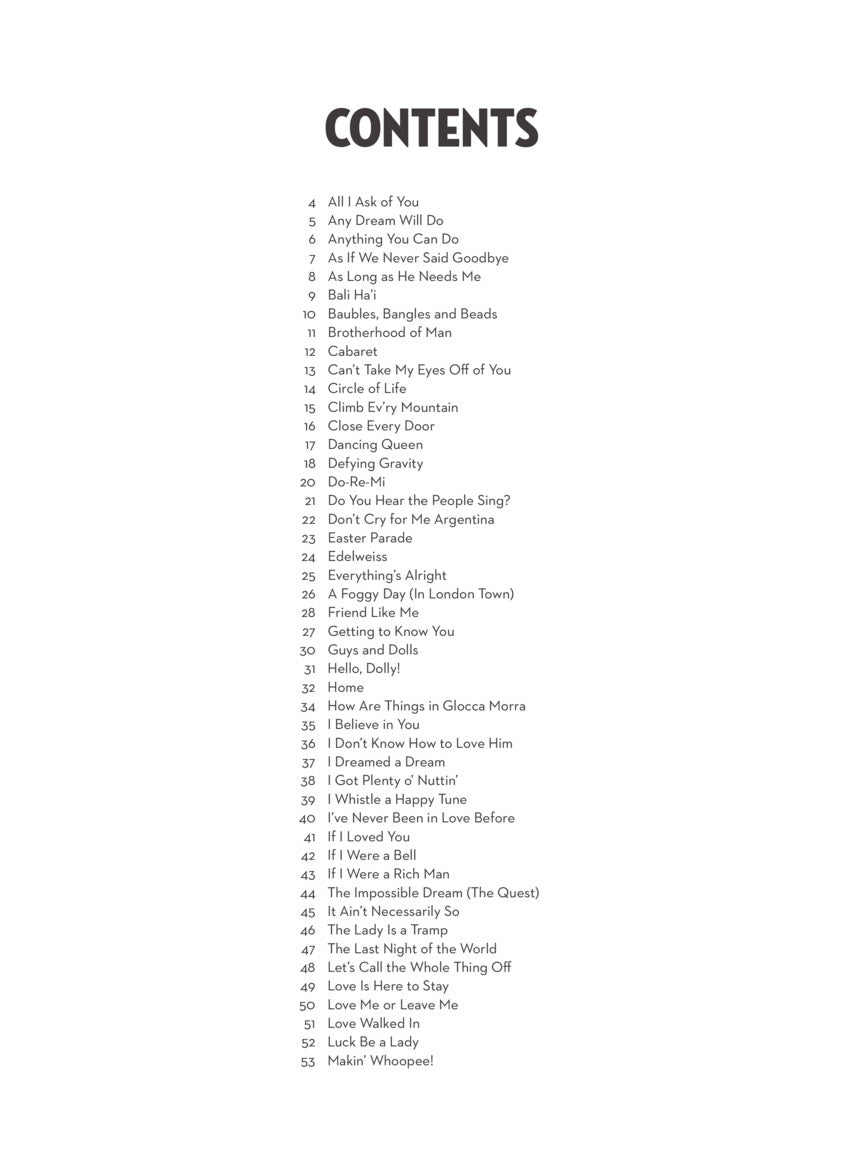 101 Broadway Songs for Tenor Sax - sample page 2