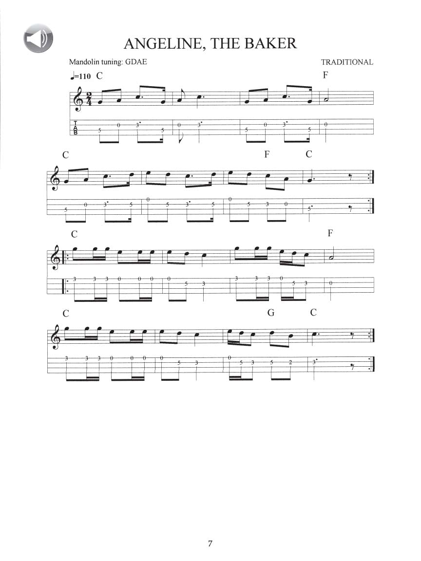 Fiddle Tunes for Mandolin - sample page 3