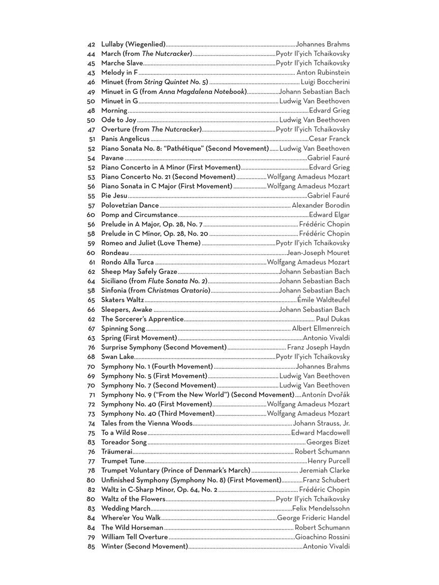 101 Classical Themes for Horn - sample page 3