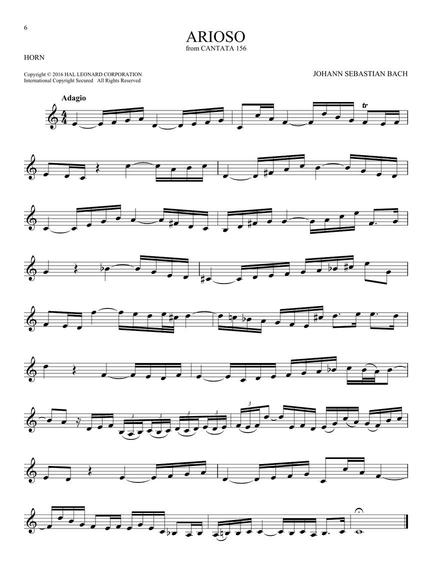 101 Classical Themes for Horn - sample page 6
