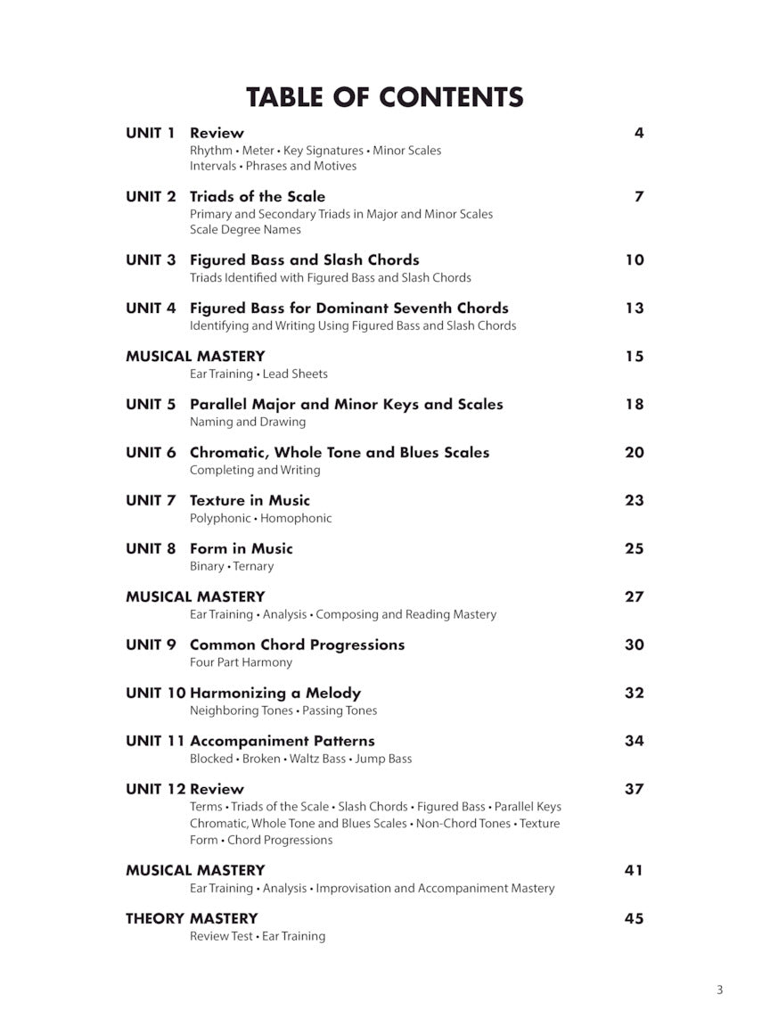 Essential Elements Piano Theory – Level 8 - sample page 2
