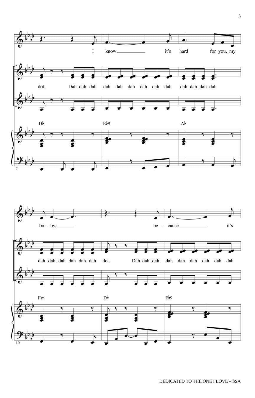 Dedicated to the One I Love - sample page 2
