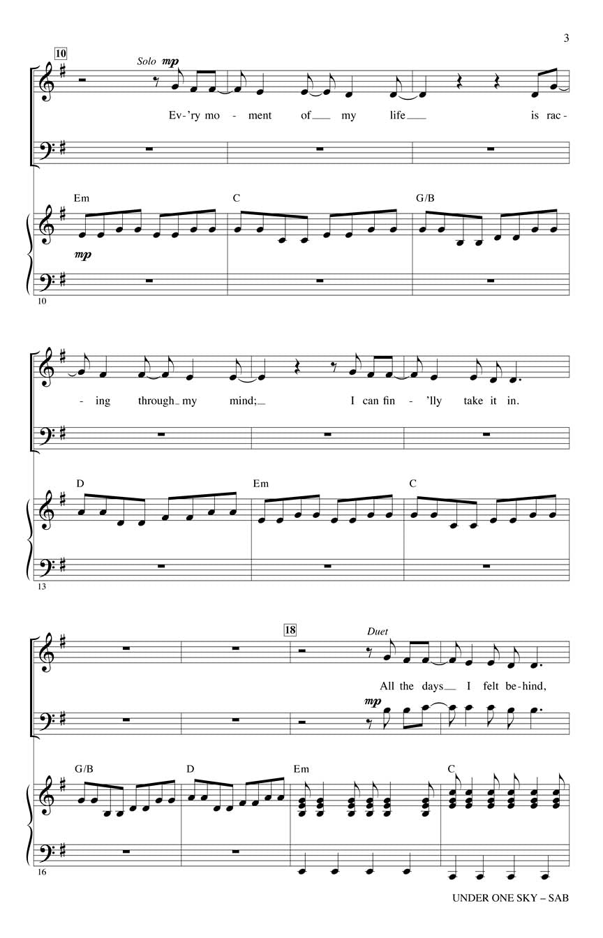 Under One Sky - sample page 2