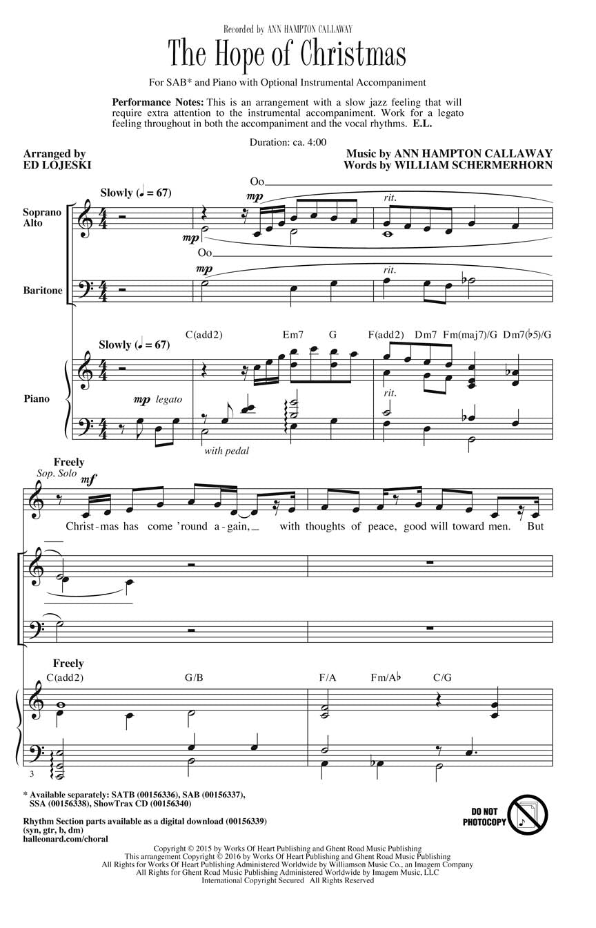 The Hope of Christmas - sample page 1