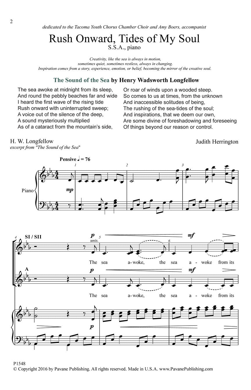 Rush Onward Tides of My Soul - sample page 1