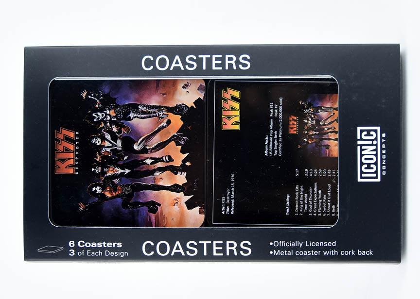 Kiss: Destroyer – 6-Piece Tin Coaster Set - sample page 3