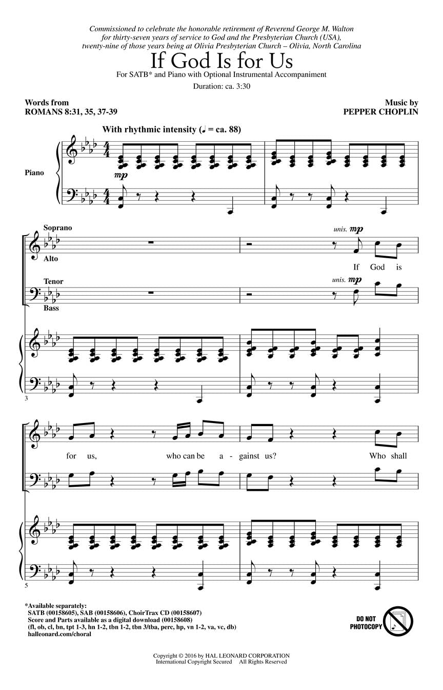 If God Is for Us - sample page 1