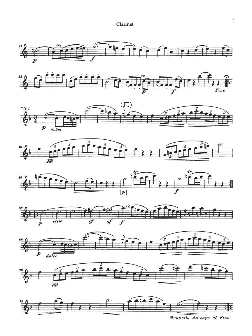 Rubank Book of Clarinet Solos – Intermediate Level - sample page 4