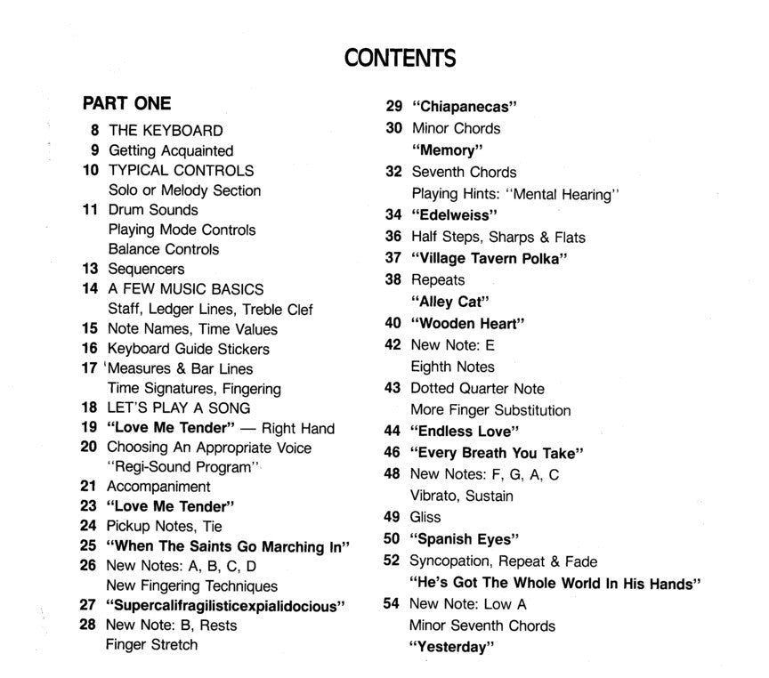 Instant Keyboard Instruction - sample page 2