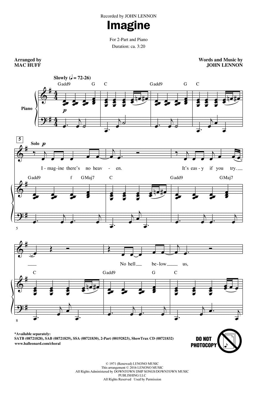 Imagine - sample page 1