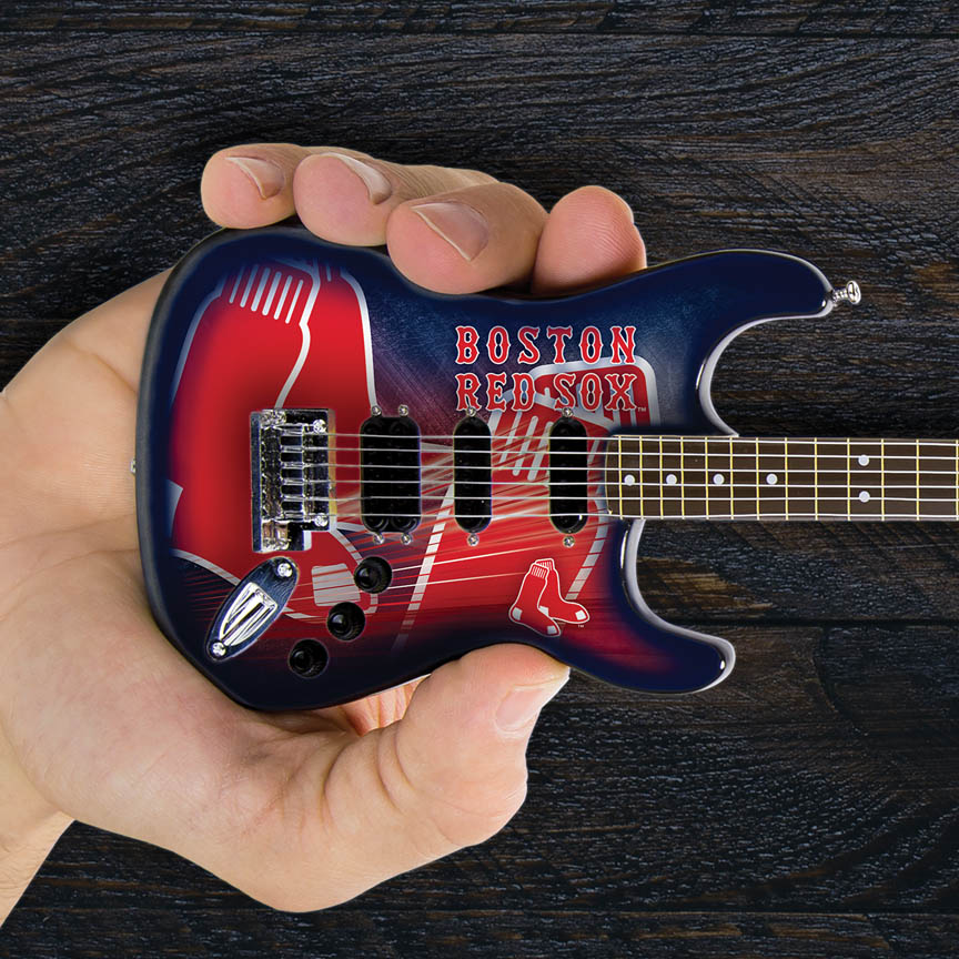Boston Red Sox 10“ Collectible Mini Guitar - sample page 1