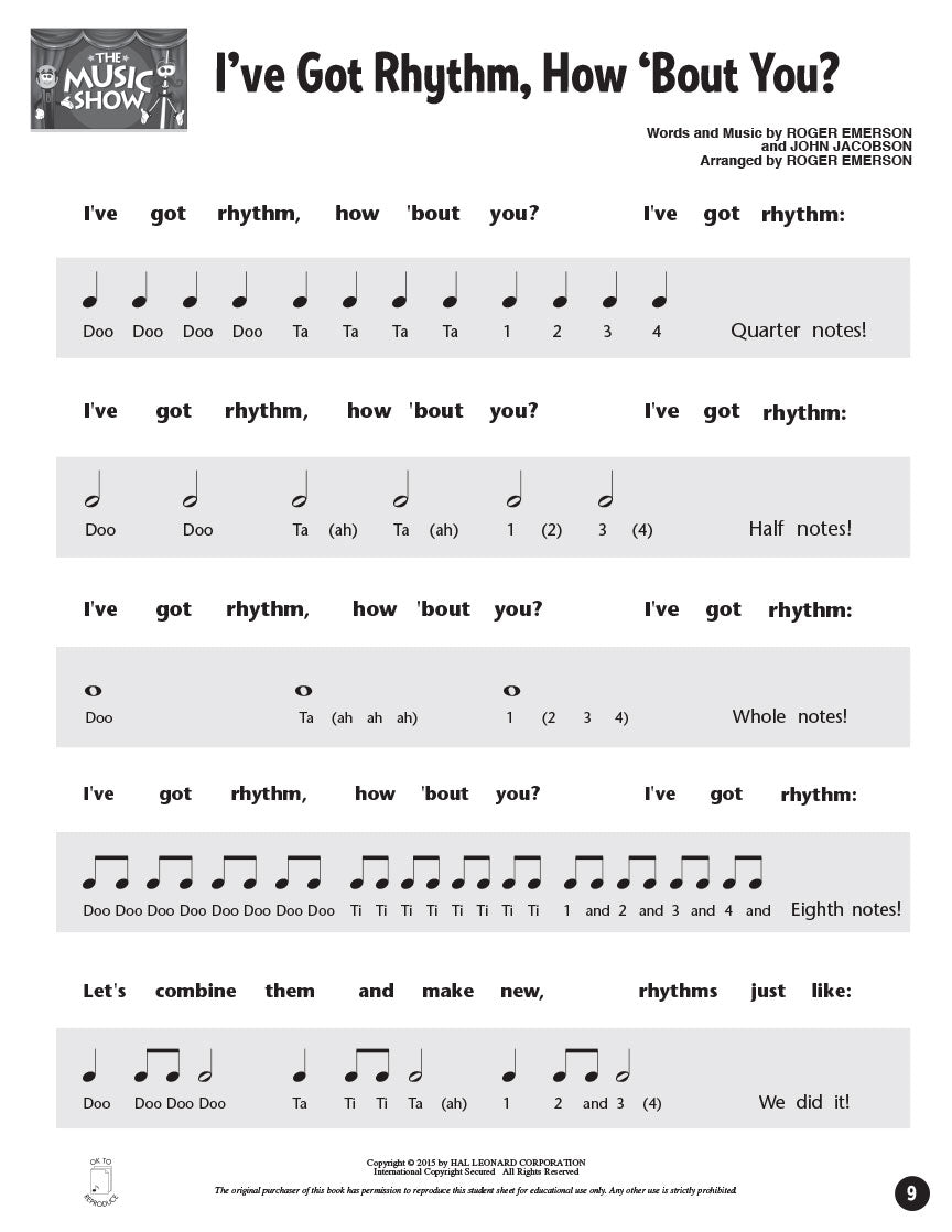 The Music Show - sample page 3