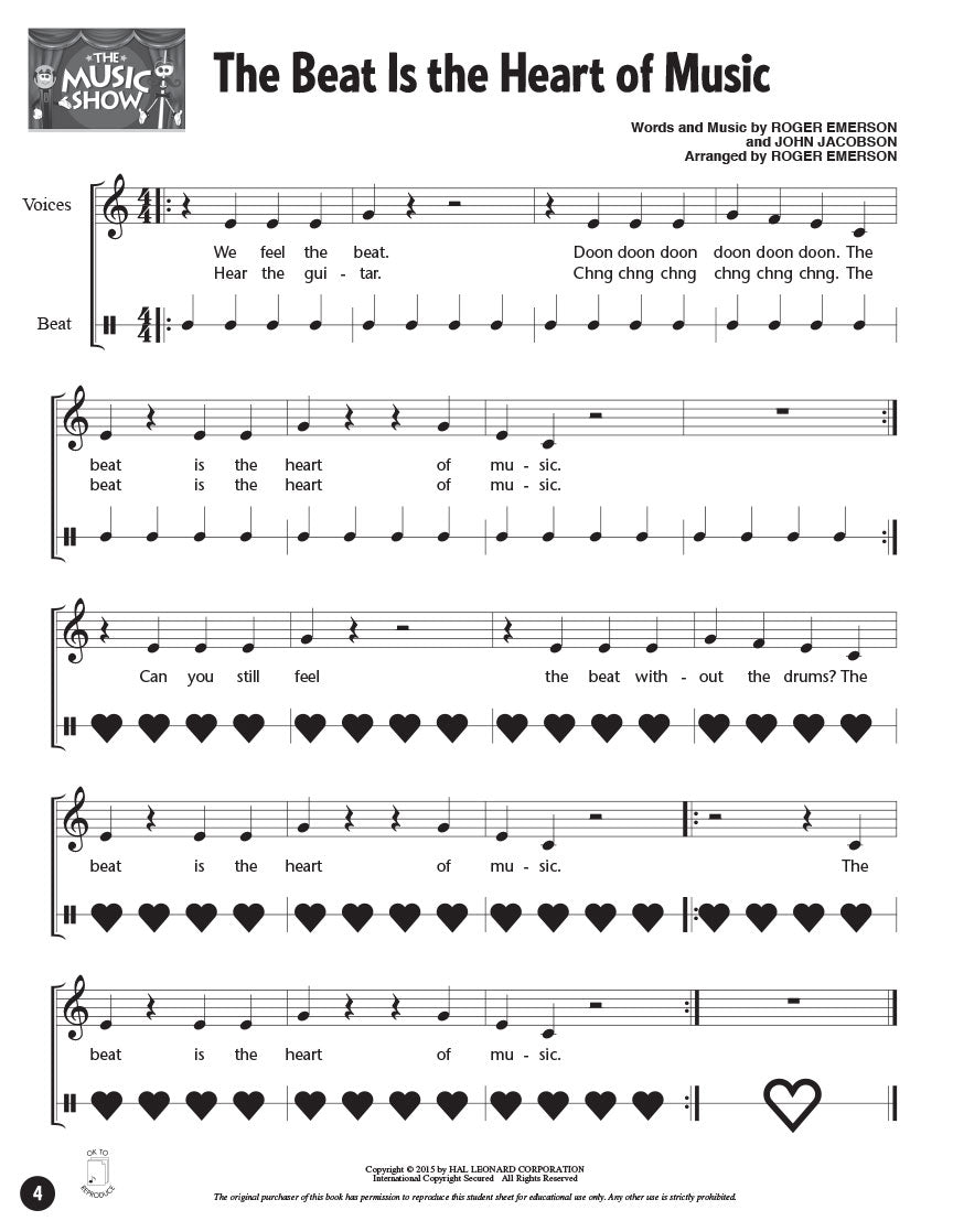The Music Show - sample page 2