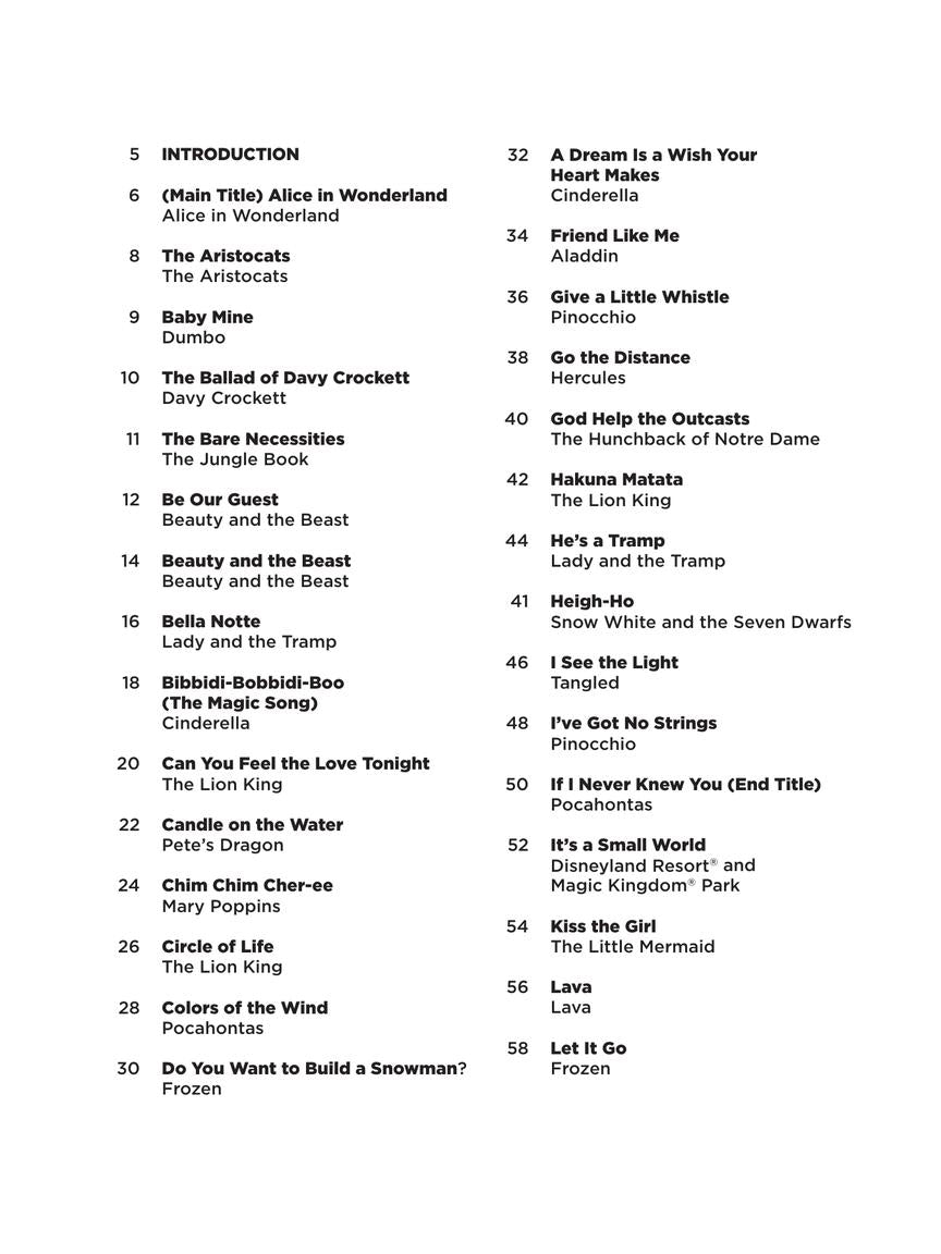 Disney – Super Easy Songbook - sample page 2