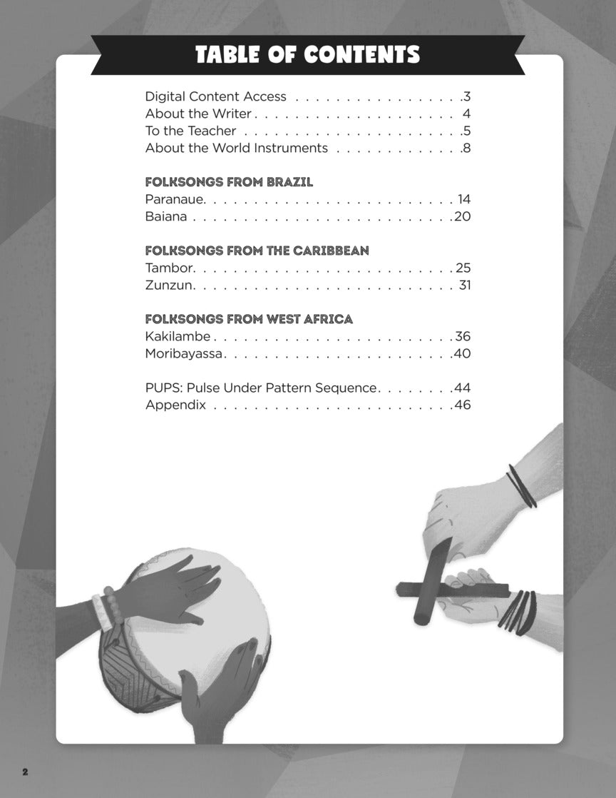 Kalani's World Rhythms - sample page 2