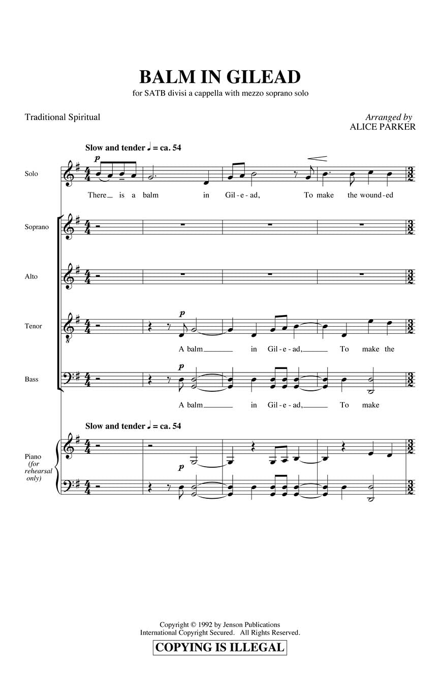 Balm in Gilead - sample page 1