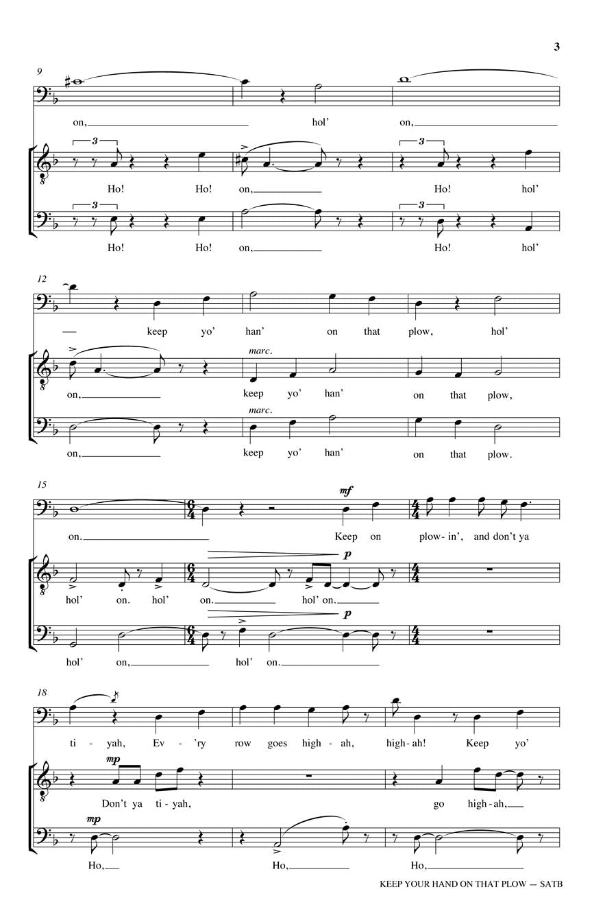 Keep Your Hand on That Plow - sample page 2