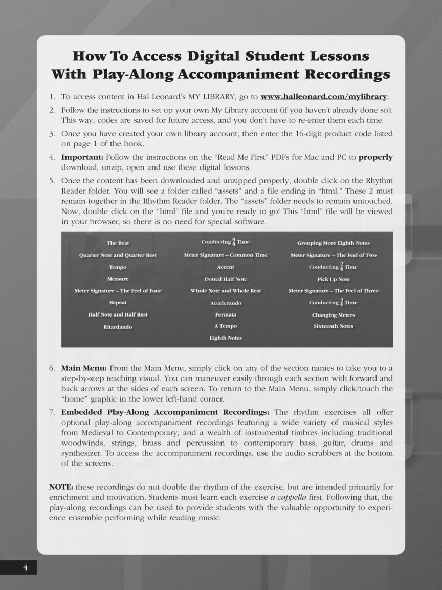 Rhythm Reader Digital Edition (Level I) - sample page 2