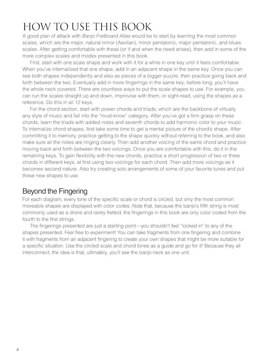Banjo Fretboard Atlas - sample page 3