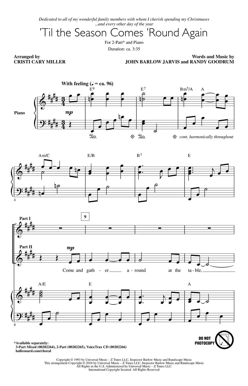 'Til the Season Comes Round Again - sample page 1